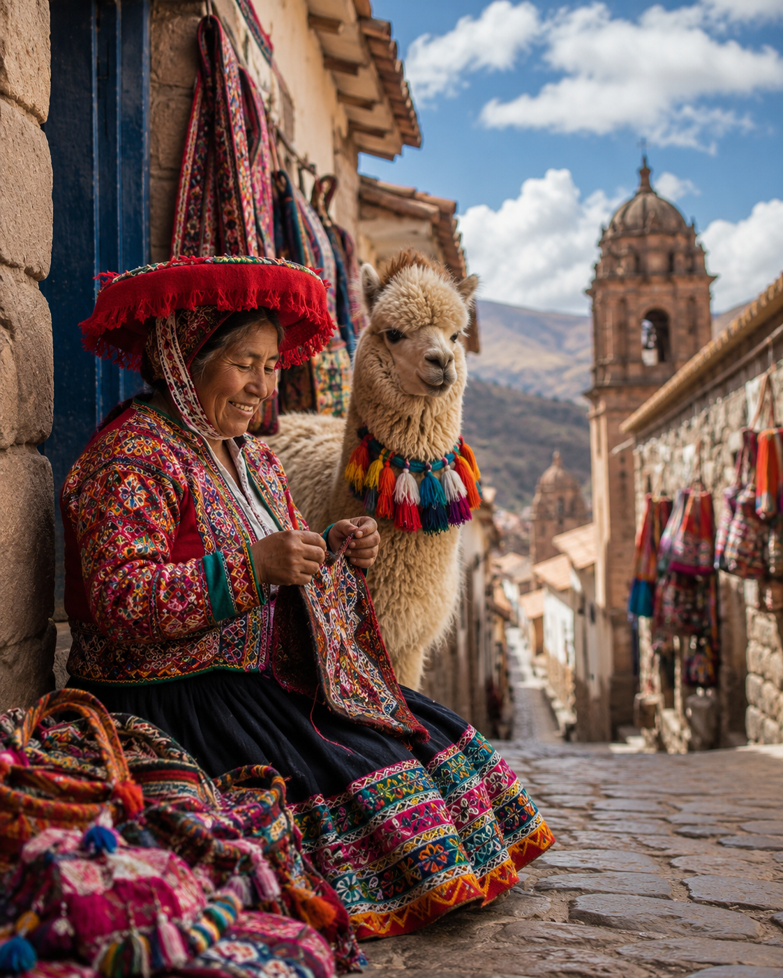 Mujer quechua en Cusco